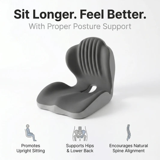 Ergonomic Back Support Seat Cushion