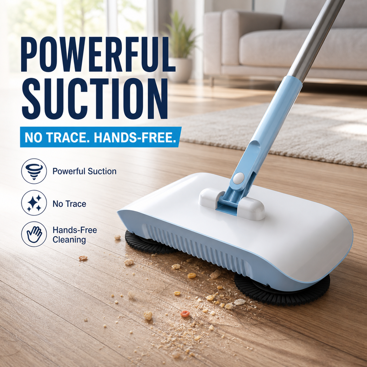 📢📢50% OFF !! ⏰Smart Robot Vacuum Cleaner with Mop & Broom