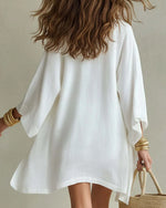 Cotton Linen Three-Piece Vacation Set