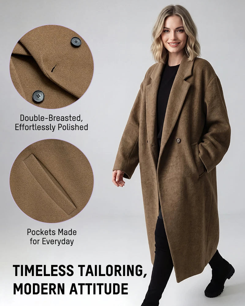 Long Double Breasted Coat