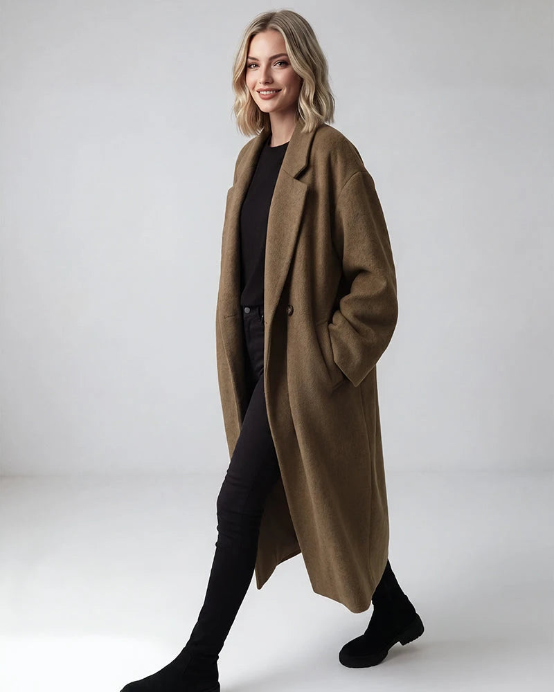 Long Double Breasted Coat