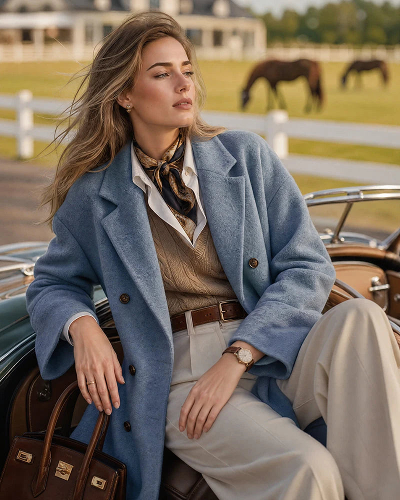 Long Double Breasted Coat