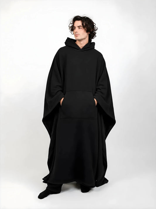 Weighted Faux-Fur Comfort Cloak
