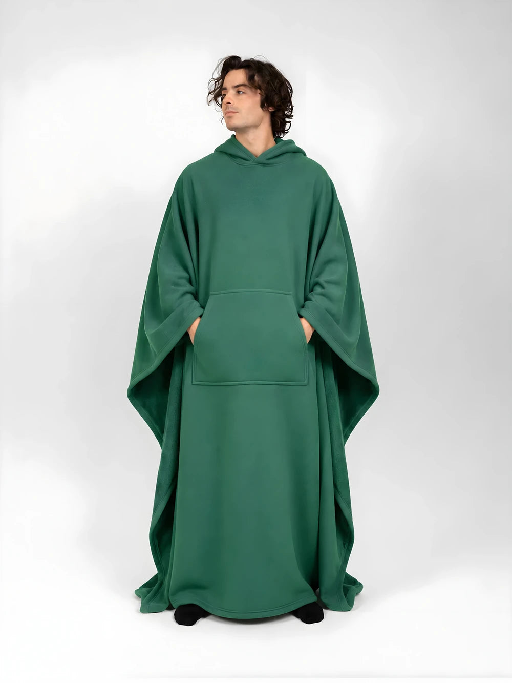 Weighted Faux-Fur Comfort Cloak