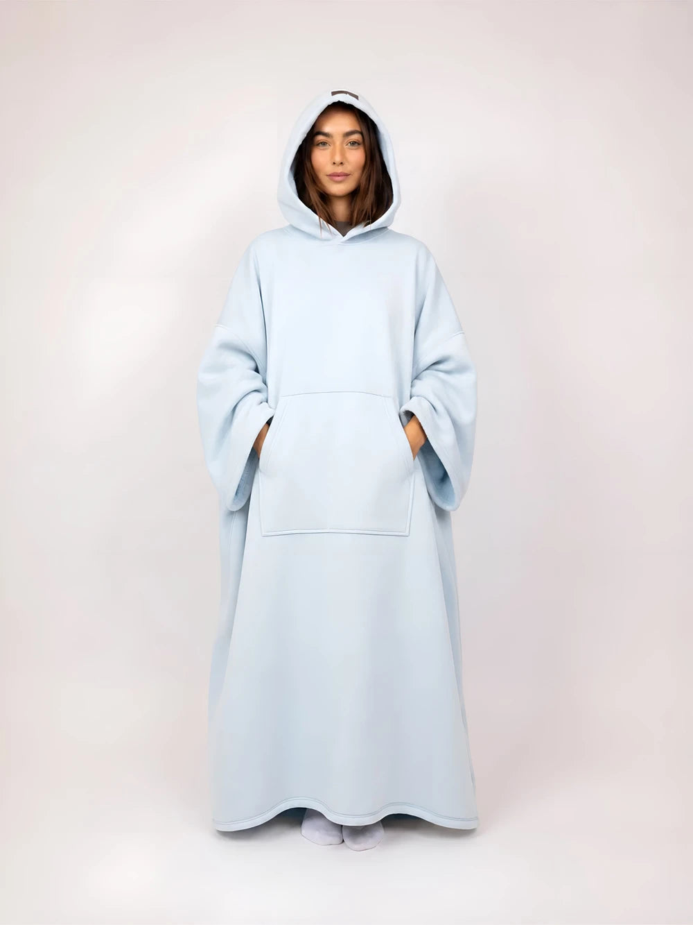 Weighted Faux-Fur Comfort Cloak