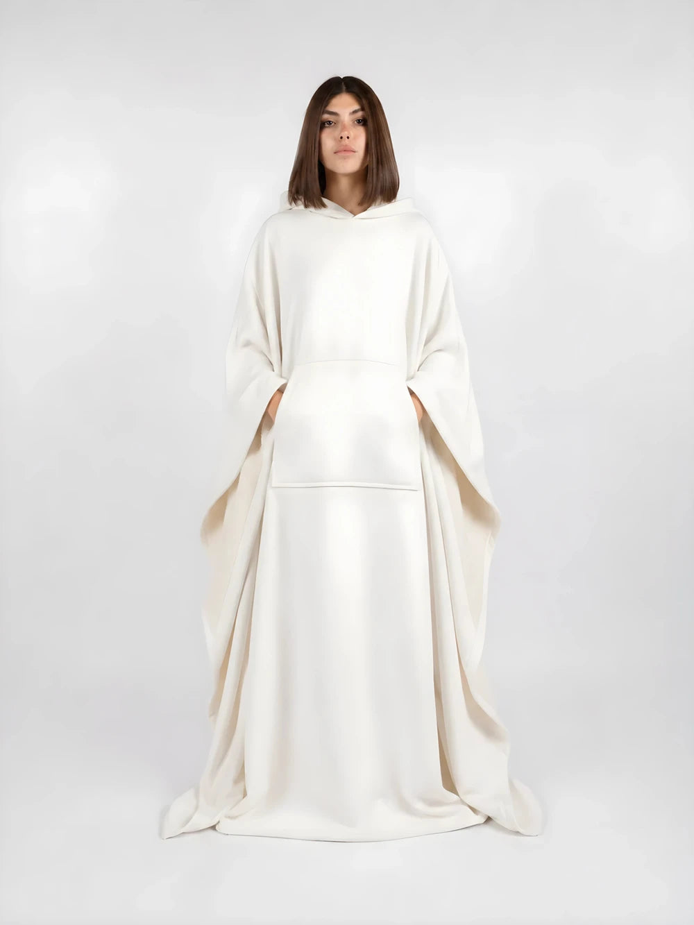 Weighted Faux-Fur Comfort Cloak