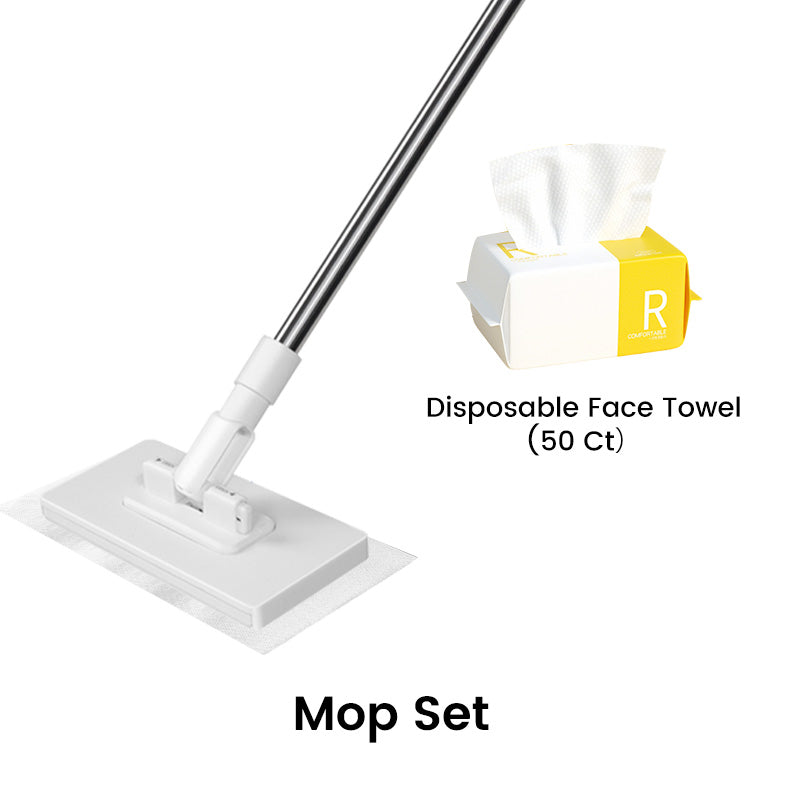 🏆 LAST DAY! 70% OFF 🌿💦 Disposable dust mop with 4 reusable covers 🧹✨
