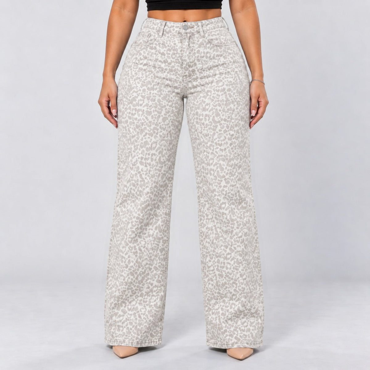 BootyLift™ BBL Mid-Low Rise Stretch Wide-Leg Jeans