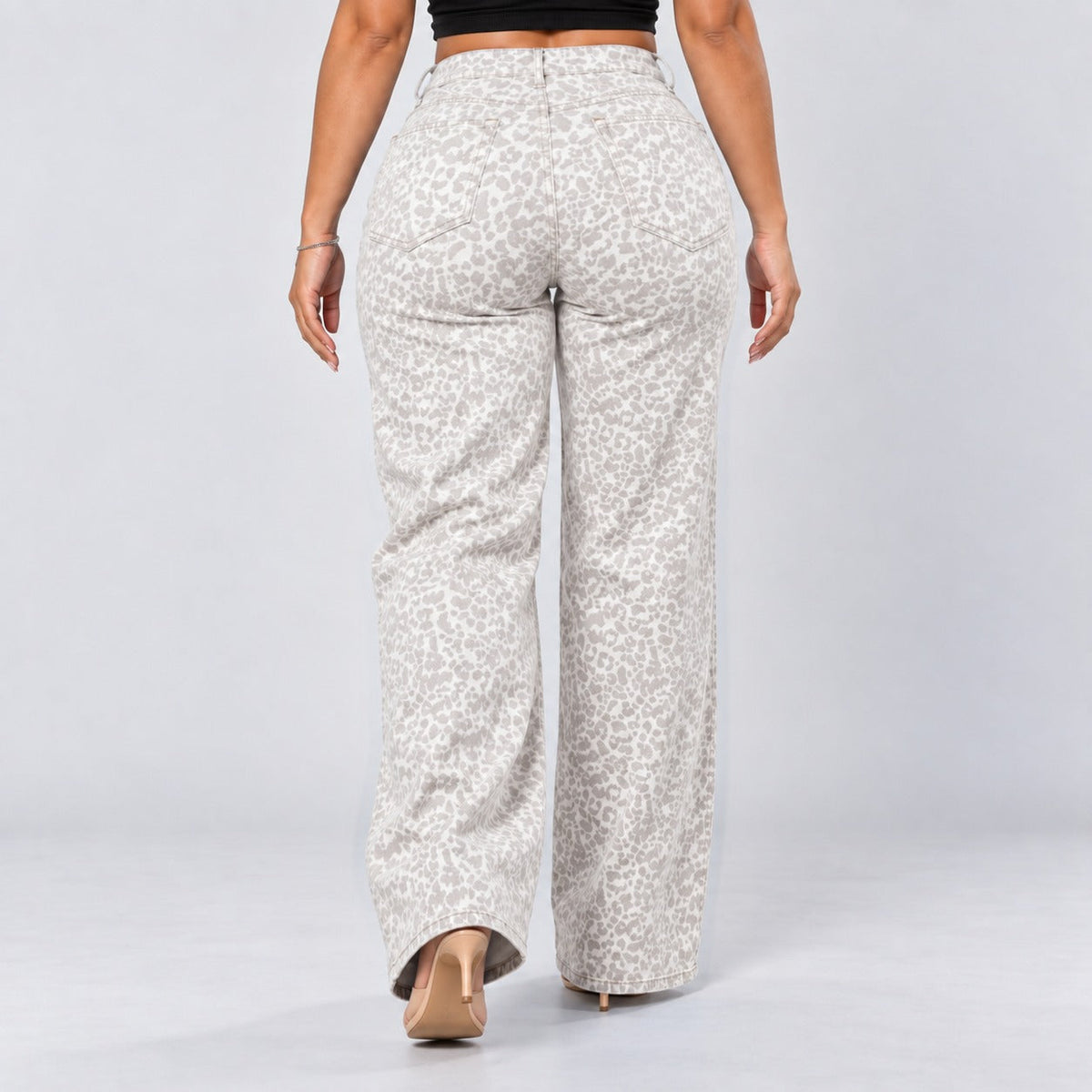 BootyLift™ BBL Mid-Low Rise Stretch Wide-Leg Jeans
