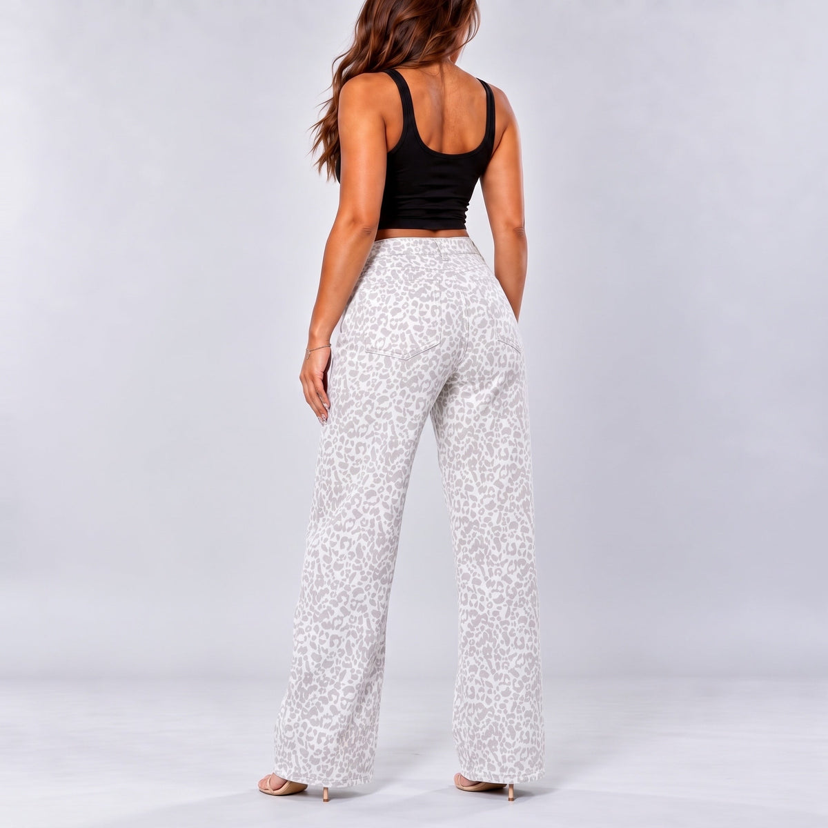BootyLift™ BBL Mid-Low Rise Stretch Wide-Leg Jeans