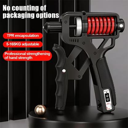 🔥💪11-364 lbs Hand Grip Strengthener Workout ForearmGrip Gripper FingerStretcher Grip Ring Stress Relief for Athletes