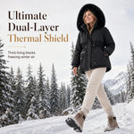 Faux Fur Padded Winter Parka