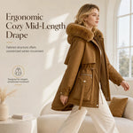 Faux Fur Padded Winter Parka