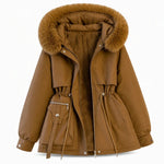 Faux Fur Padded Winter Parka