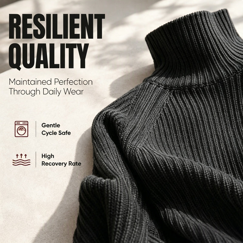 🥳AUTUMN HOT SALE 50% OFF!🥳🍂50K+ SOLD!💥Women's Cozy Turtleneck Knit Sweater Dress